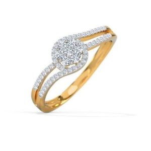 Emily 18Kt Diamond Crush Ring