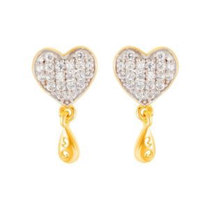 The Bhriti Heart Stud Earrings The Bhriti Heart Stud Earrings
