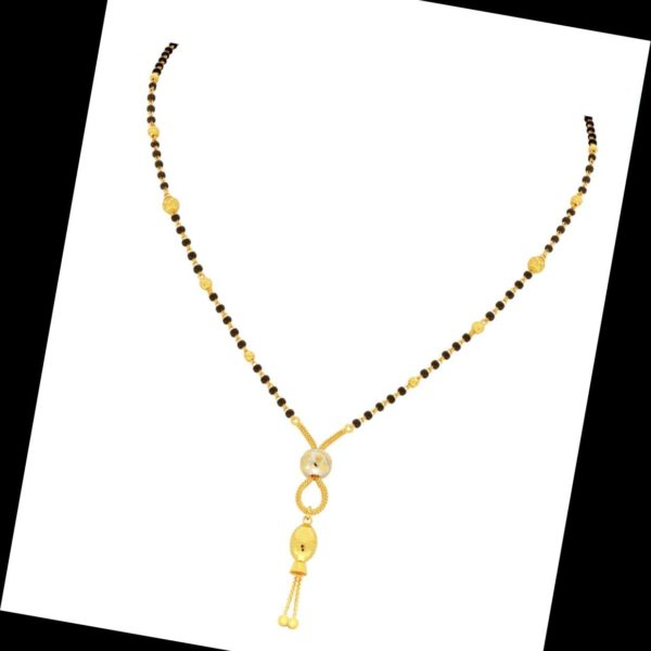 22Kt Gold Single Strand Mangalsutra