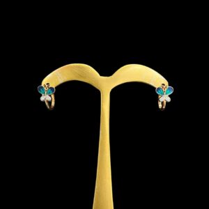 Butterfly Yellow Gold Earrings
