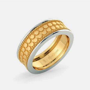 The Bezel Gold Band For Her