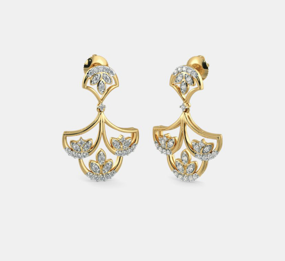 Geometric Gold Plated Earrings – SATORI ACCESSORIES