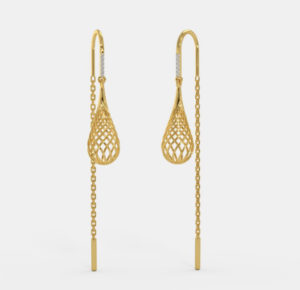 WHP Jewellers 22k 916 Yellow Gold Drop Earrings  Amazonin Fashion