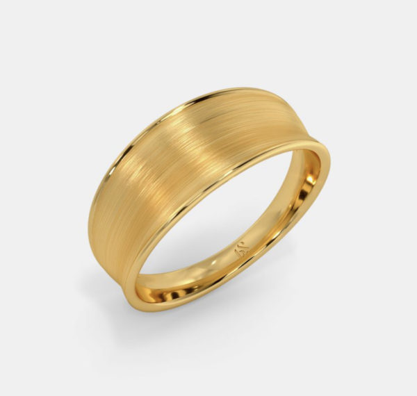 The Afniya Gold Band Ring