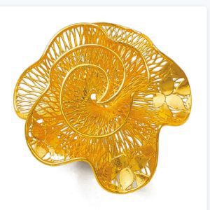 Trendy Flower Gold Ring