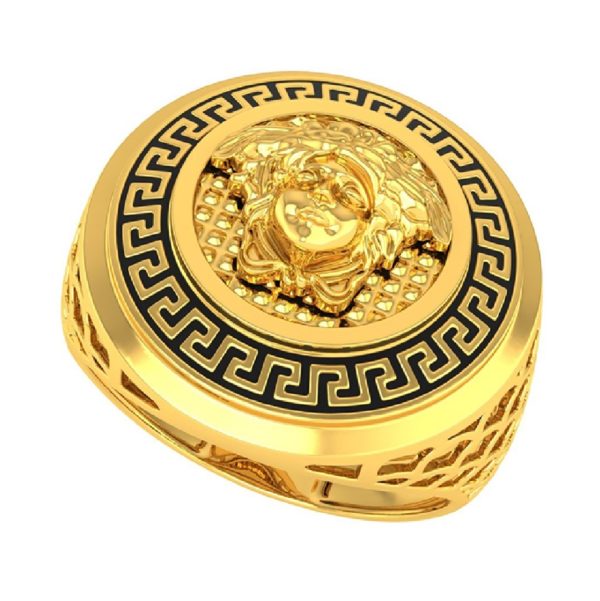 Versace Charm Gold Ring