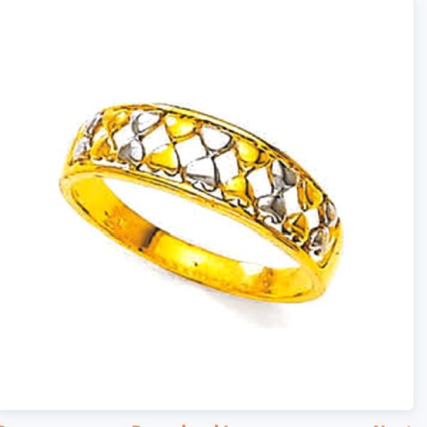 Attraction Of Heart Gold Ring