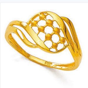 Claw Yellow Gold Ring