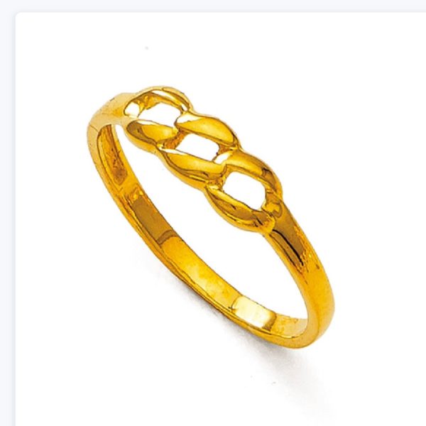 Infinite Yellow Gold Ring