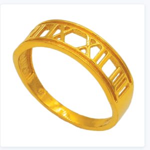 Cyclo Yellow Gold Ring