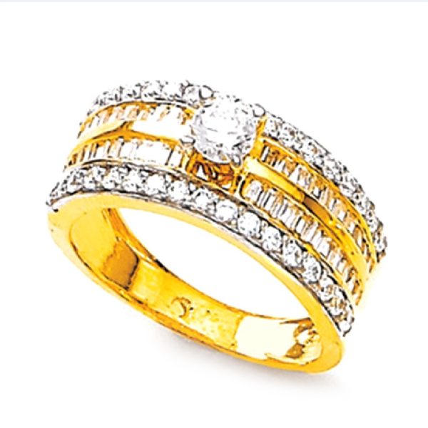 Avantika Yellow Gold Ring