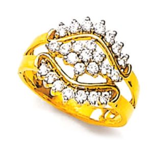 Coral Conch Gold Ring