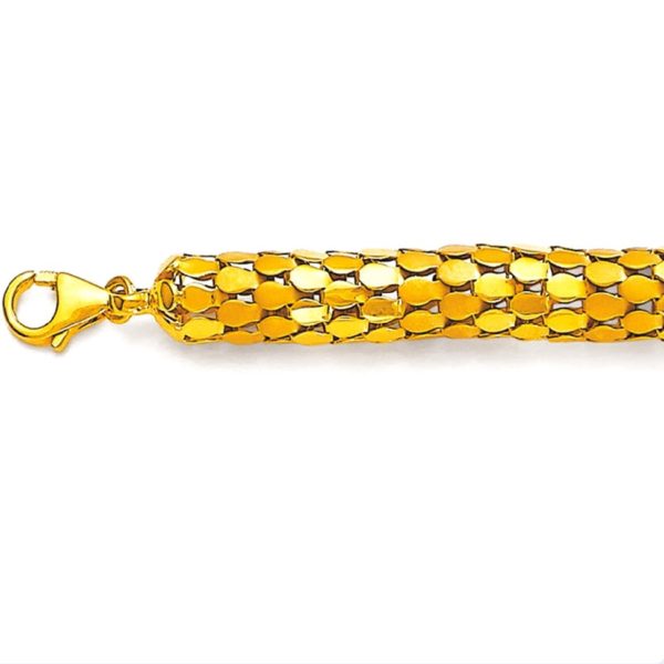 Ethnic Men's Gold Bracelet