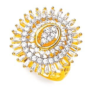 Floret Ornate Gold Ring
