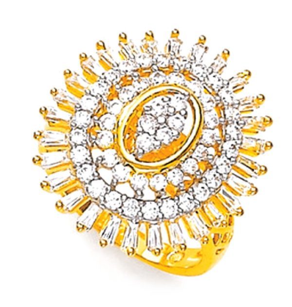 Floret Ornate Gold Ring