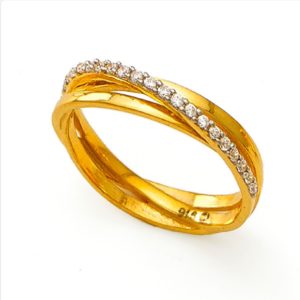 Groovy Gold Energy Ring