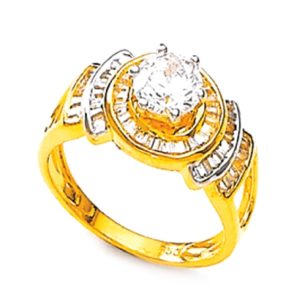 Love Spark Gold Ring