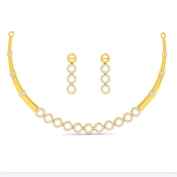 Rings Majesty Gold Necklace Set