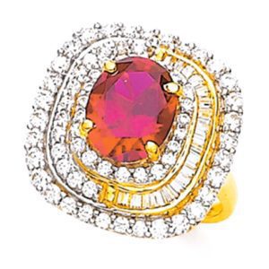 Sherry Berry Colored Stone Gold Ring
