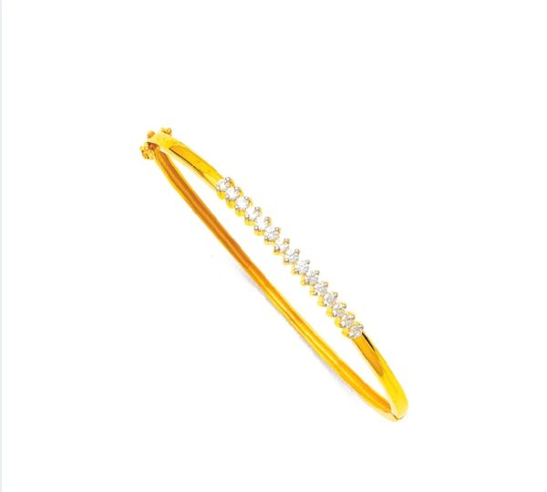 Shimmer Yellow Gold Bracelet