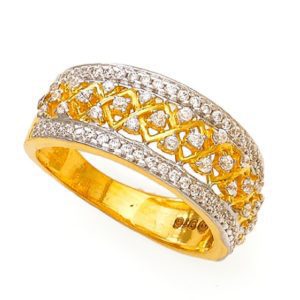 Star Light Gold Ring