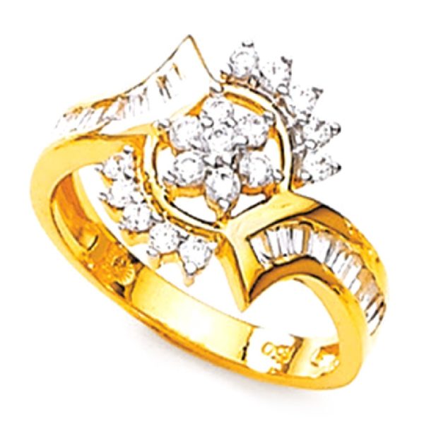 Blossom Wings Gold Ring