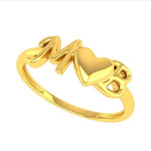 Mom Love Gold Ring