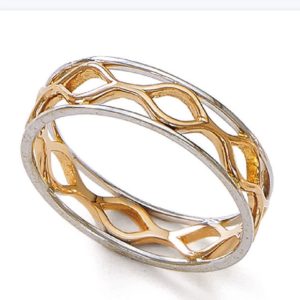 Weave Cutout Gold Ring