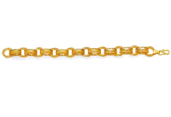 Versace Cutout Gold Bracelet