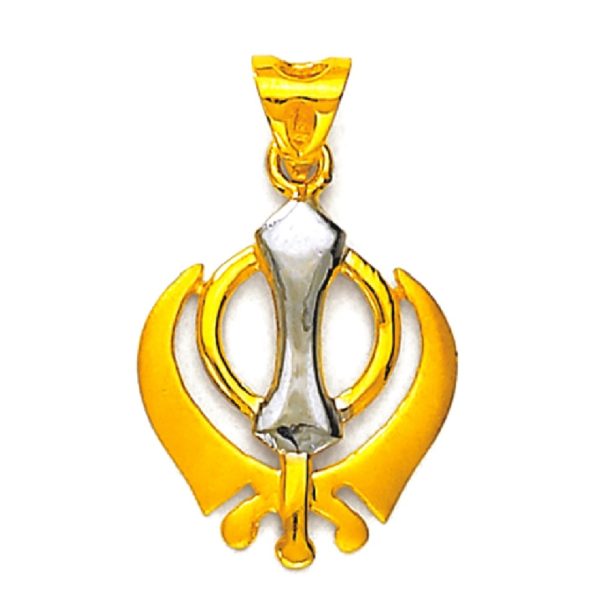 Divine khanda Gold Pendant