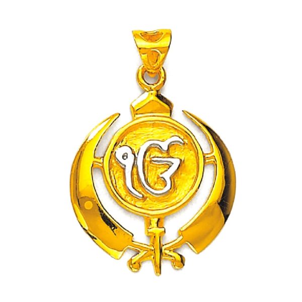 Ek Onkar Religious Gold Pendant