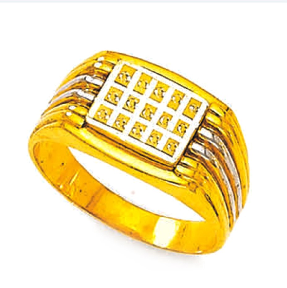 Multi Cube Gold Ring | SEHGAL GOLD ORNAMENTS PVT. LTD.