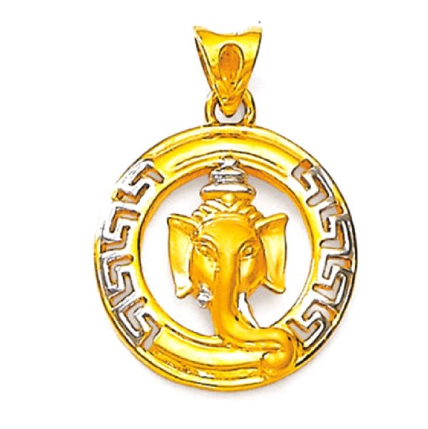 Trendy Lord Ganesha Gold Pendant