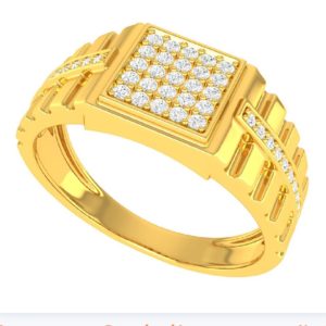 Fantastic H Gold Ring