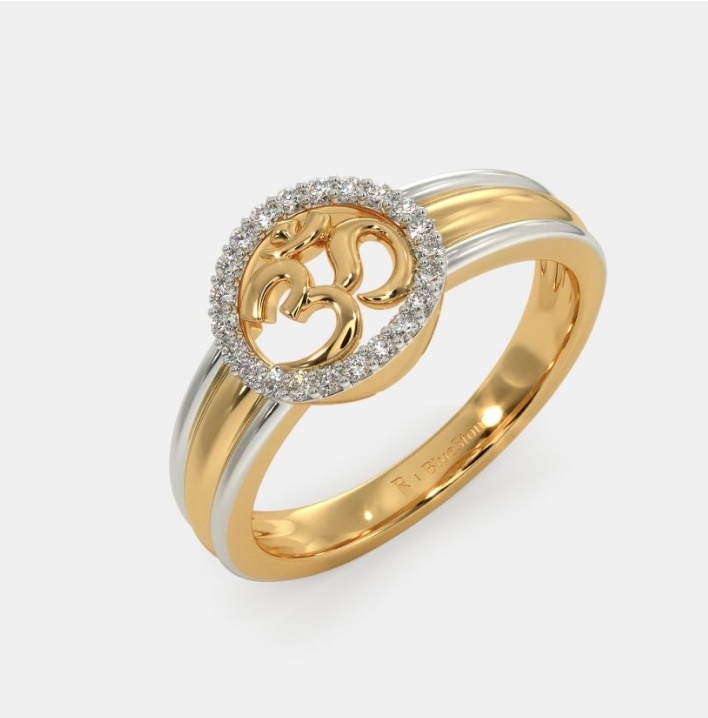 The Om Gold Ring