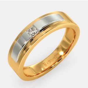 The Confident Male Diamond Band Ring