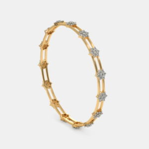 The Ricarda Round Diamond Bangle