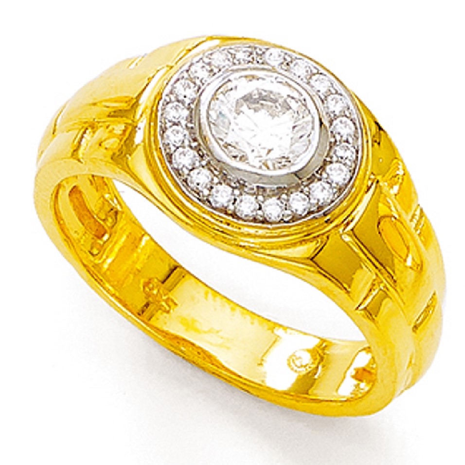 Rocco Yellow Gold Ring | SEHGAL GOLD ORNAMENTS PVT. LTD.