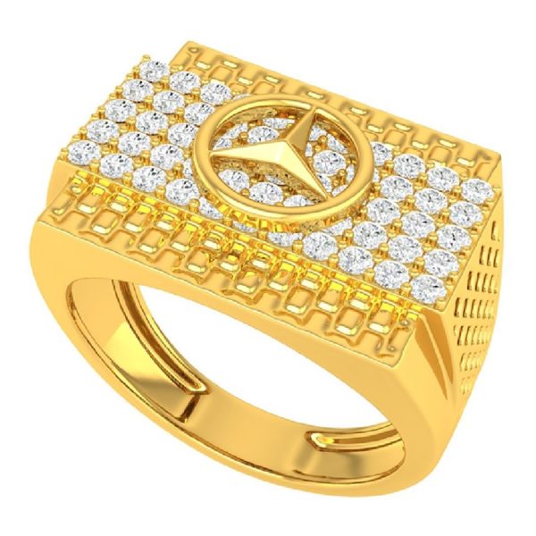 Stuning Mercedes Gold Ring