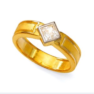 Glimmer Yellow Gold Ring