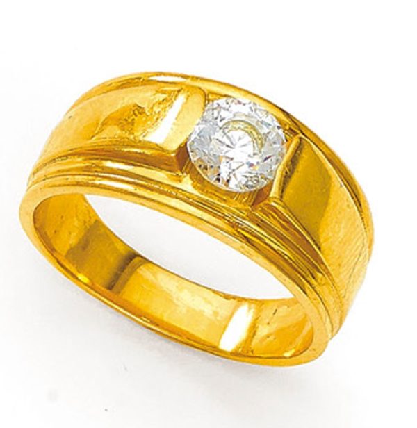 Tushar Yellow Gold Ring