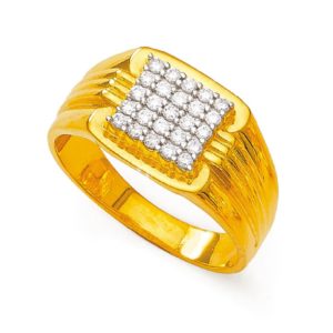 Assertive Four Stone Gold Ring