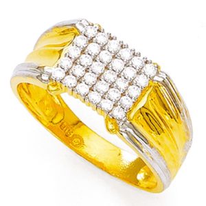 Bussiness Charm Gold Rings