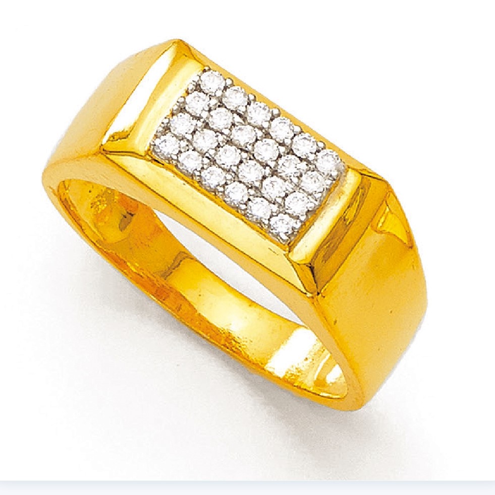 Partywear Golden Mens Designer Gold Ring, Packaging Type: Packet at best  price in Jalandhar