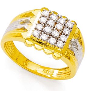 Decorative Yellow Gold Ring