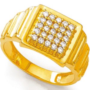 Aradhya Yellow Gold Ring
