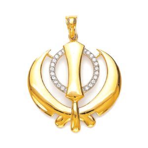 The Akal Purakh Divine Gold Pendant