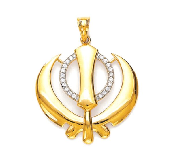 The Akal Purakh Divine Gold Pendant