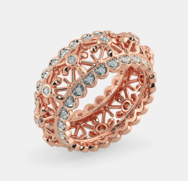 The lilian Rose Gold Ring
