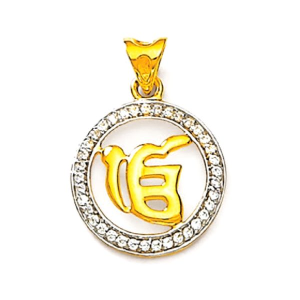 Divine Ekonkar Gold Pendant